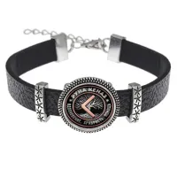 Кожаный браслет Руна Кеназ BSK2-0354
