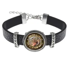 Кожаный браслет Нежный кусь BSK2-0367