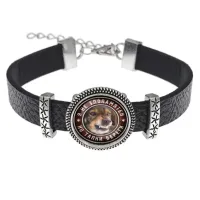 Кожаный браслет Я не злопамятен BSK2-0370