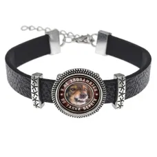 Кожаный браслет Я не злопамятен BSK2-0370