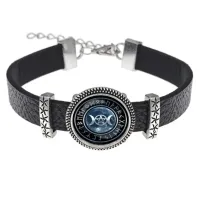 Кожаный браслет Знак Богини BSK2-A003