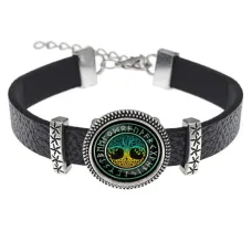 Кожаный браслет Дерево жизни BSK2-A007