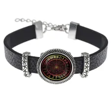 Кожаный браслет Магическая печать BSK2-A011