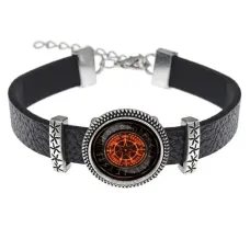 Кожаный браслет Волшебная звезда BSK2-A023
