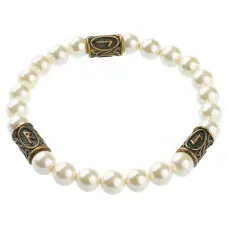 Рунический браслет Руны Дороги (защита в пути), майорка, 8мм BSRPL-029