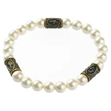 Рунический браслет Нейтрализация негатива, майорка, 8мм BSRPL-030