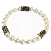 Рунический браслет Победа над злом, майорка, 8мм BSRPL-031