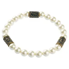 Рунический браслет Победа, достижение цели, майорка, 8мм BSRPL-037