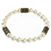 Рунический браслет Обновление и духовное очищение, майорка, 8мм BSRPL-038