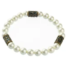 Рунический браслет Прорыв в бизнесе, майорка, 8мм BSRPL-043