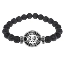 Браслет из лавы 8 мм Вот мой QR-код BSL-0007