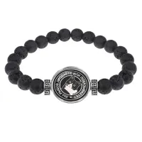 Браслет из лавы 8 мм Красивое BSL-0071