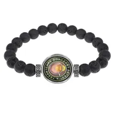 Браслет из лавы 8 мм Увеличение доходов BSL-0076