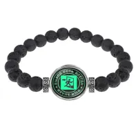 Браслет из лавы 8 мм Выход есть всегда BSL-0081