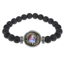 Браслет из лавы 8 мм Самая прекрасная принцесса BSL-0113