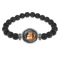 Браслет из лавы 8 мм Лучше переспать BSL-0125