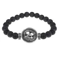 Браслет из лавы 8 мм Вечная любовь BSL-0146