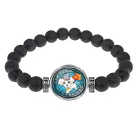 Браслет из лавы 8 мм Для тебя BSL-0149