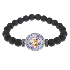 Браслет из лавы 8 мм Хорошо вместе BSL-0231