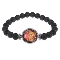 Браслет из лавы 8 мм Тебе BSL-0232