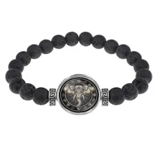 Браслет из лавы 8 мм Слон BSL-0246