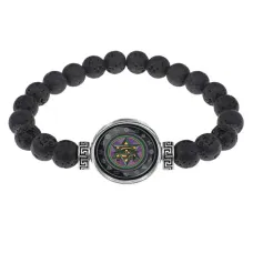 Браслет из лавы 8 мм Око Гора BSL-0248