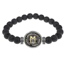 Браслет из лавы 8 мм Руна Эваз BSL-0341