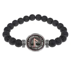 Браслет из лавы 8 мм Руна Лагуз BSL-0346