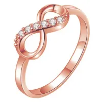 Кольцо Бесконечность, цвет роз.золот., размер 8 KL105-RG-8