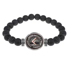 Браслет из лавы 8 мм Руна Кеназ BSL-0354