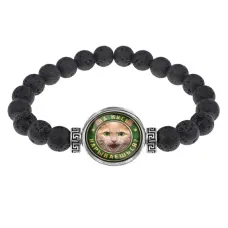 Браслет из лавы 8 мм BSL-0366