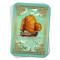 Карта-талисман Фэн-Шуй Парусник M-YAN320