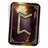 Магнит-амулет Руна Перт M-YAN414