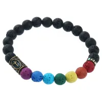 Браслет от ослабления иммунитета и болезней мозга (руна Альгиз) BSZCH-15