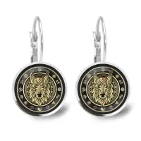 Серьги Волк SEAP-0182