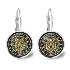 Серьги Волк SEAP-0182