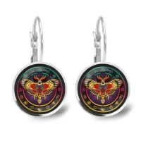 Серьги Мотылек Мертвая голова SEAP-0183