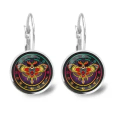 Серьги Мотылек Мертвая голова SEAP-0183