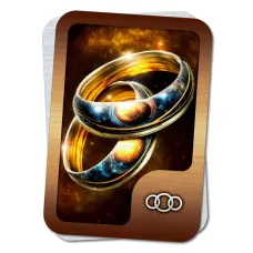 Магнит Ведьмина руна Кольца M-YAN612