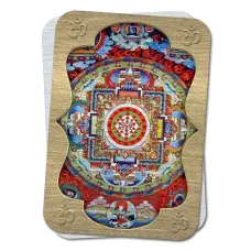 Карта-амулет с мантрой Шри-янтра M-YAN634