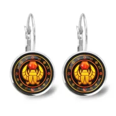 Серьги Скарабей SEAP-0201