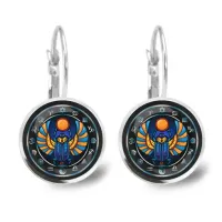 Серьги Крылатый Скарабей SEAP-0218