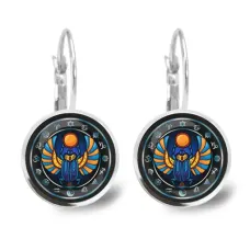 Серьги Крылатый Скарабей SEAP-0218