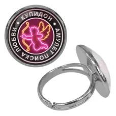 Безразмерное кольцо Амулет поиска любви KLF-0021