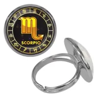 Безразмерное кольцо Знаки Зодиака - Скорпион KLF-0031