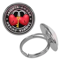 Безразмерное кольцо Защита любви KLF-0038