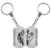 Парные брелоки Береги себя BKZB1-001