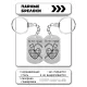 Парные брелоки Ты мое сердце BKZB1-004