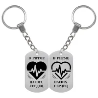Парные брелоки В ритме наших сердец BKZB1-005