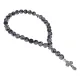 Православные четки, Обсидиан снежный 8мм CHH-01-11